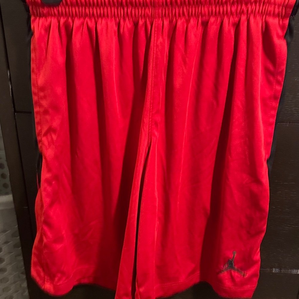 Jordan Red Athletic Shorts